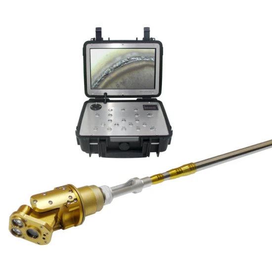 Automatic Zoom Sewerage Pipe Oil Tank Manhole Inspection Telescopic Rod Camera System