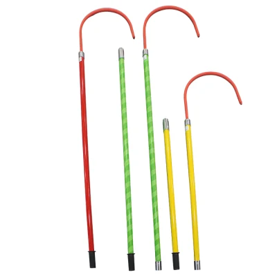 Electrical Telescopic Safety Low Voltage Insulated Rescue Hook Pole Price