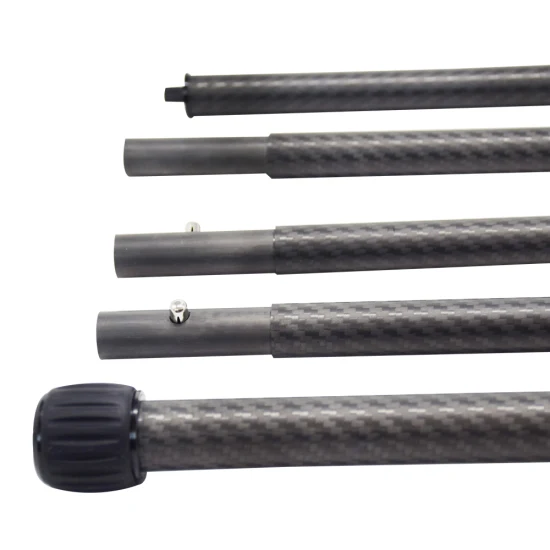 Hot Selling Carbon Fibre 3K Window Cleaning Carbon Fiber Telescopic Pole Window Cleaning